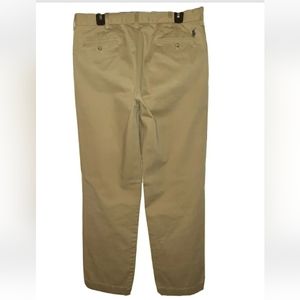 Men's 34/34 POLO Ralph Lauren PRESTON PANT Flat Front Khaki Chinos